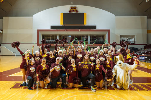 Dance team made up of seniors perform at Gophers halftime show Image