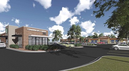 Oppidan plans a spring or early summer 2016 opening for this new retail development at the southeast corner of Highway 55 and Vicksburg Lane in Plymouth. (Submitted rendering)
